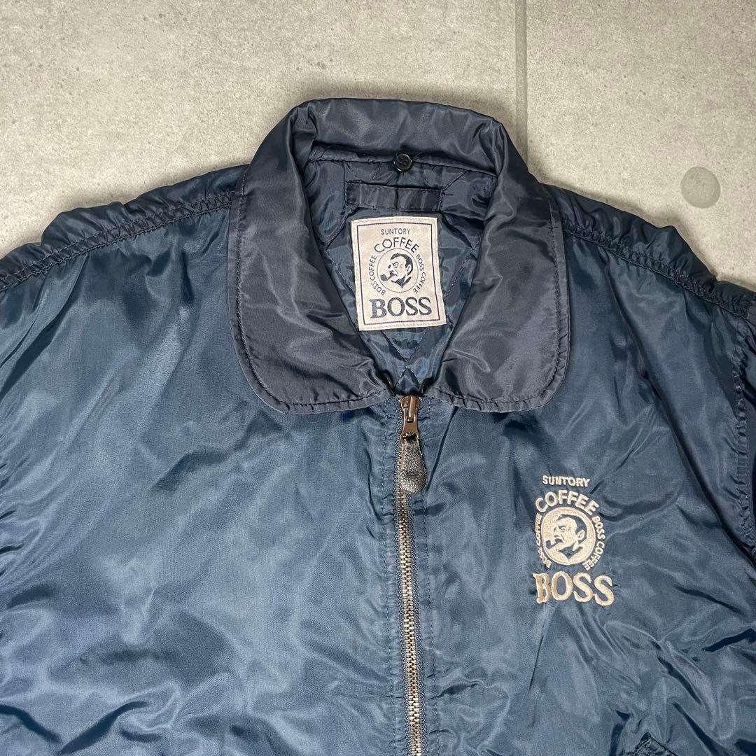 BOSS　フライトジャケット　b-15　ドカジャン非売品　刺繍　ボスジャン　極暖