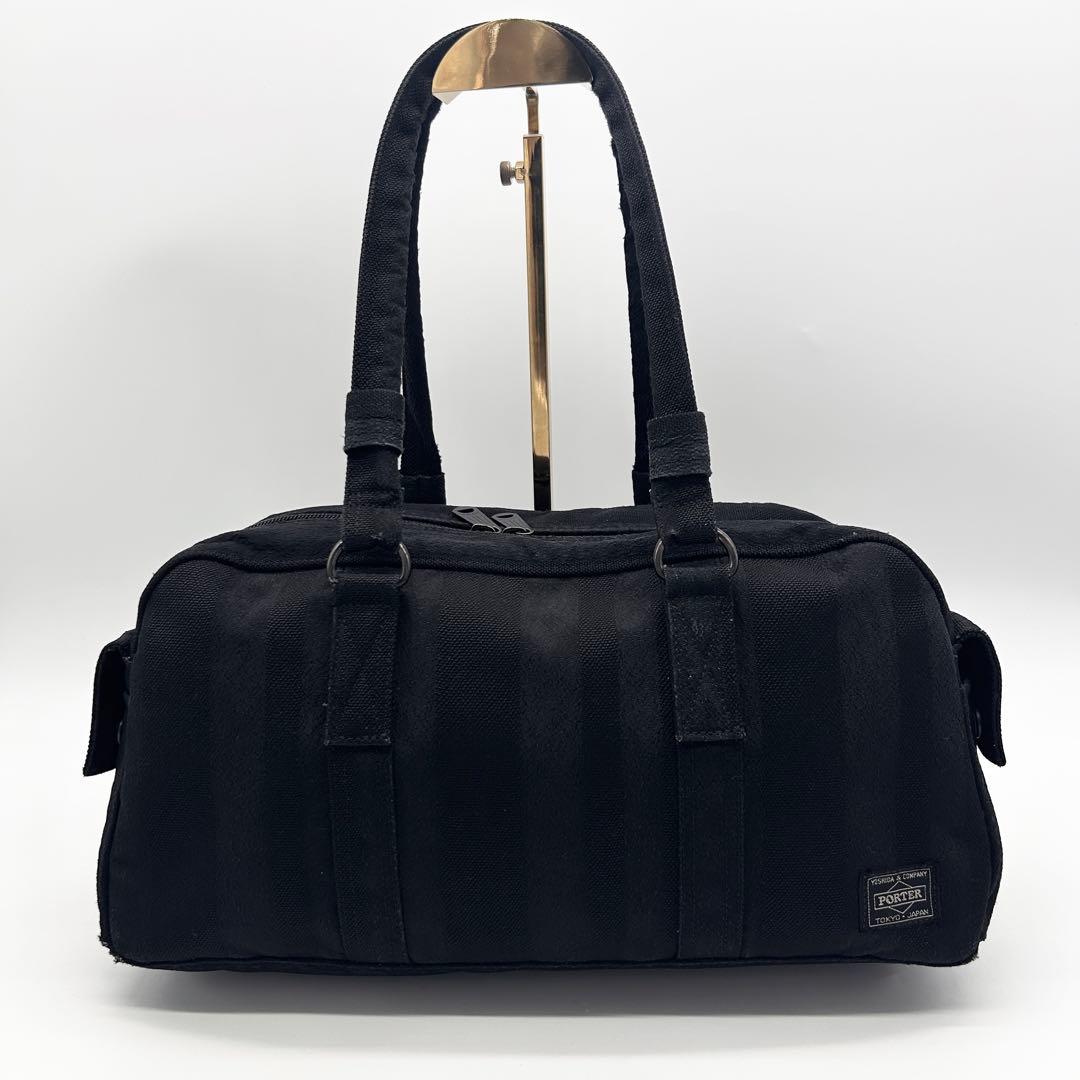 A848 PORTER 70周年記念モデル ボストンバッグ 黒 ハンドバッグ