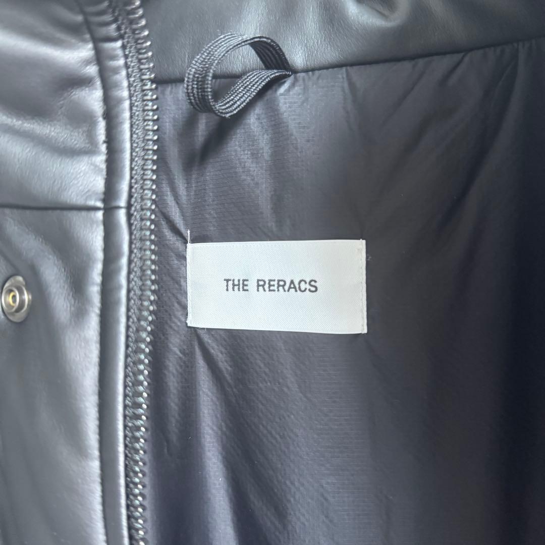 美品 the reracs シンセティックレザー モンスターパーカ ダウンコート