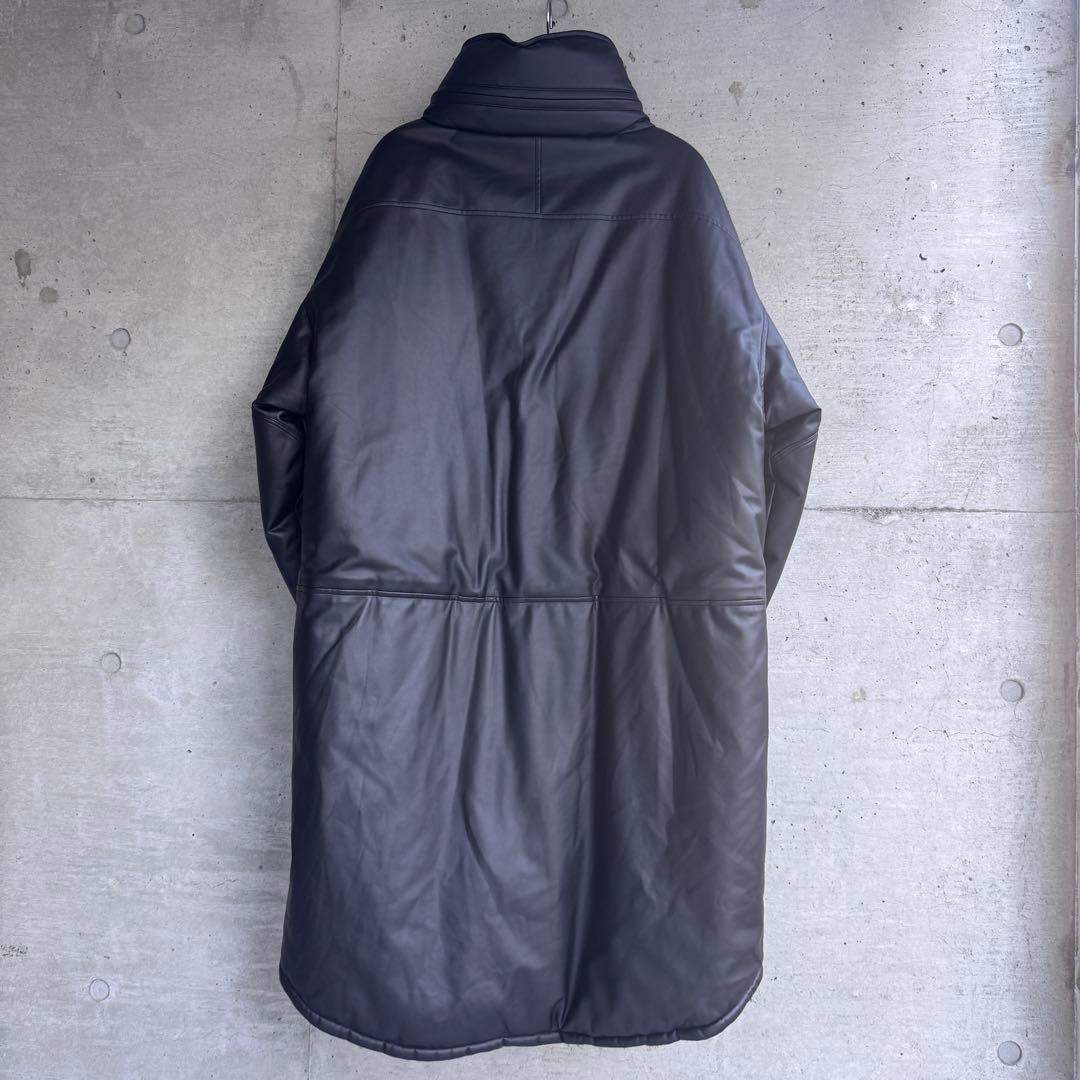 美品 the reracs シンセティックレザー モンスターパーカ ダウンコート