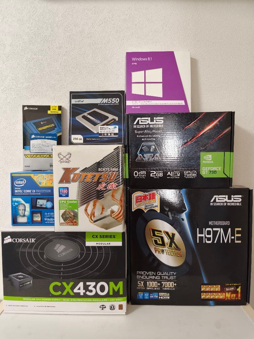 Intel Core i3 Windows 10 自作デスクトップPC