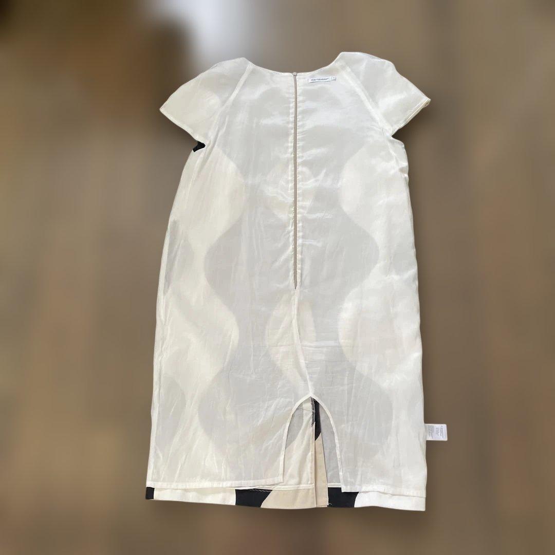 希少　marimekko 半袖 ひざ丈ワンピース サイズ40