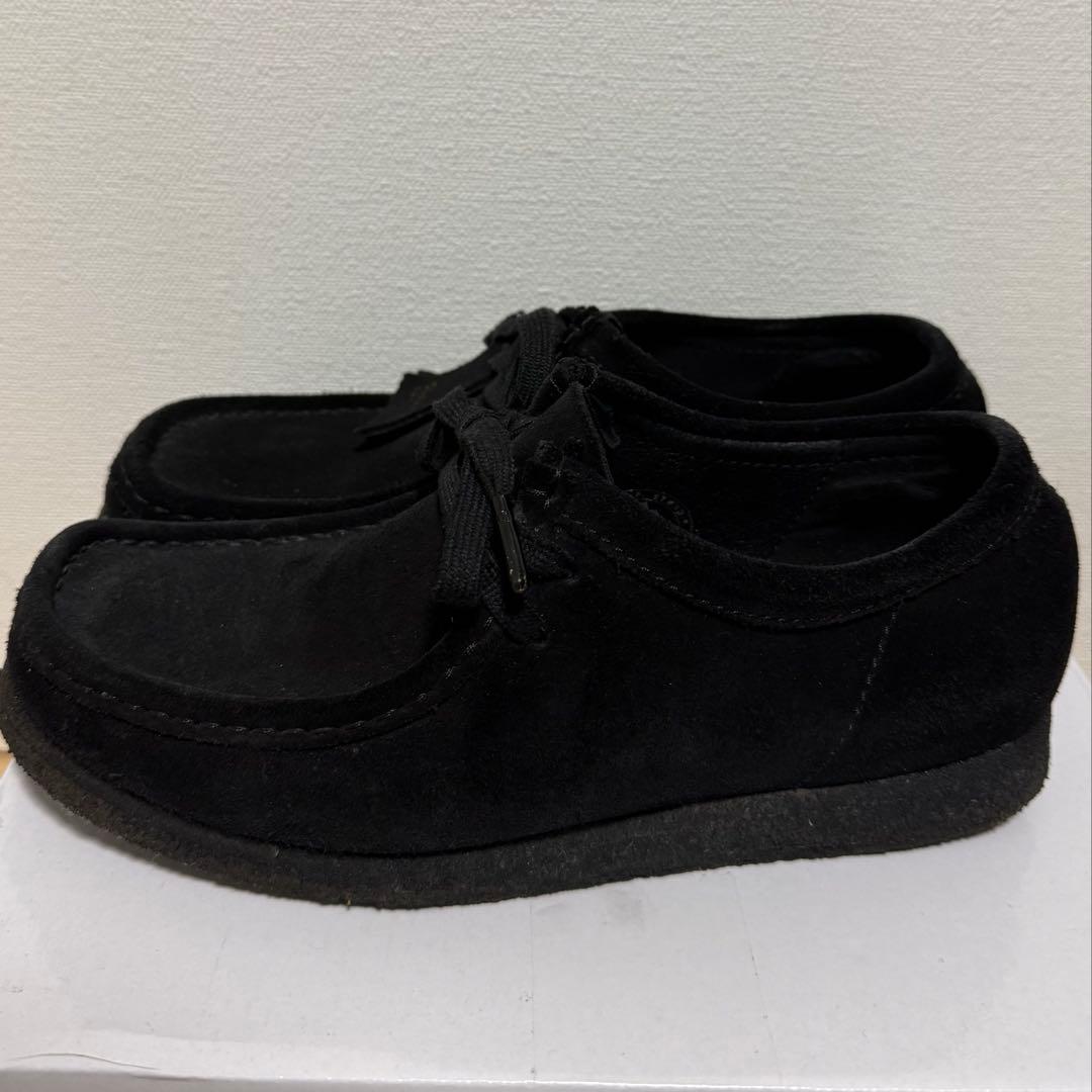【美品】CLARKS ORIGINALS Wallabee BLACK 25.0