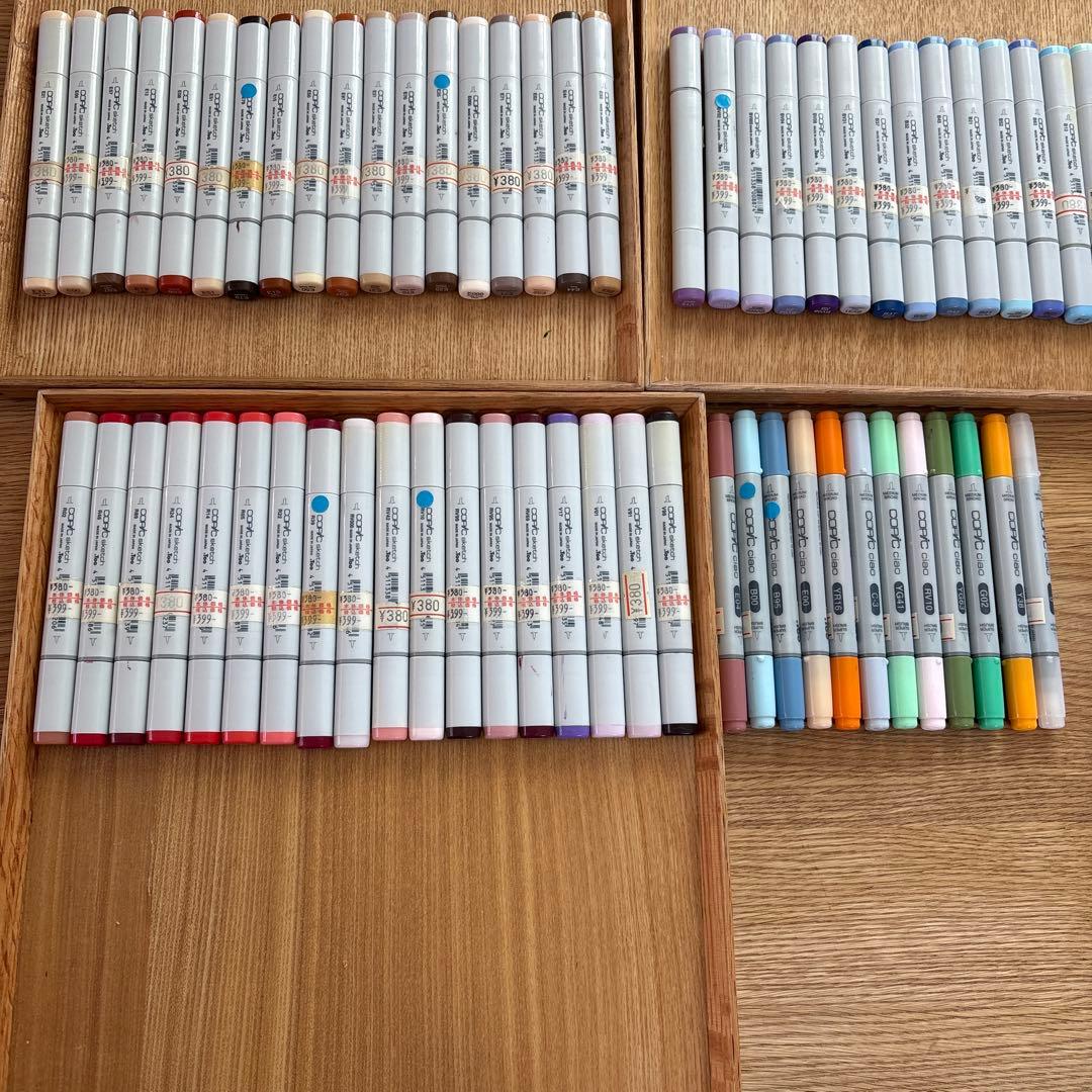 中古　copic コピック　スケッチ　コピックチャオ　101本まとめ売り