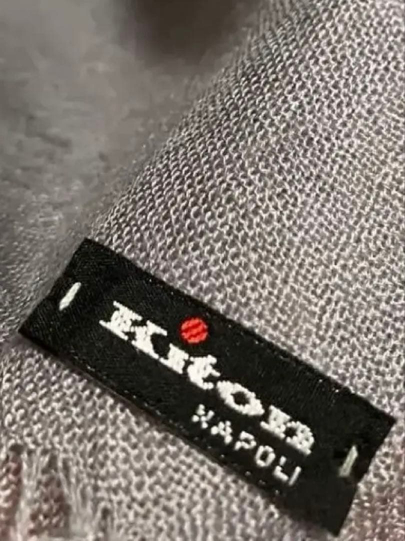 Kiton Napoli キートン カシミア シルク 大判ストール イタリア製