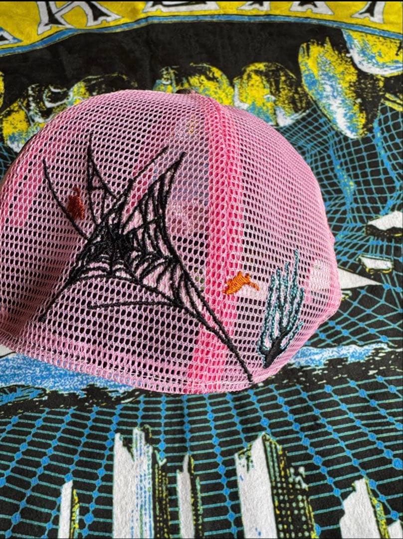 帽子 b.eautiful Biyu Trucker Hat pink camo