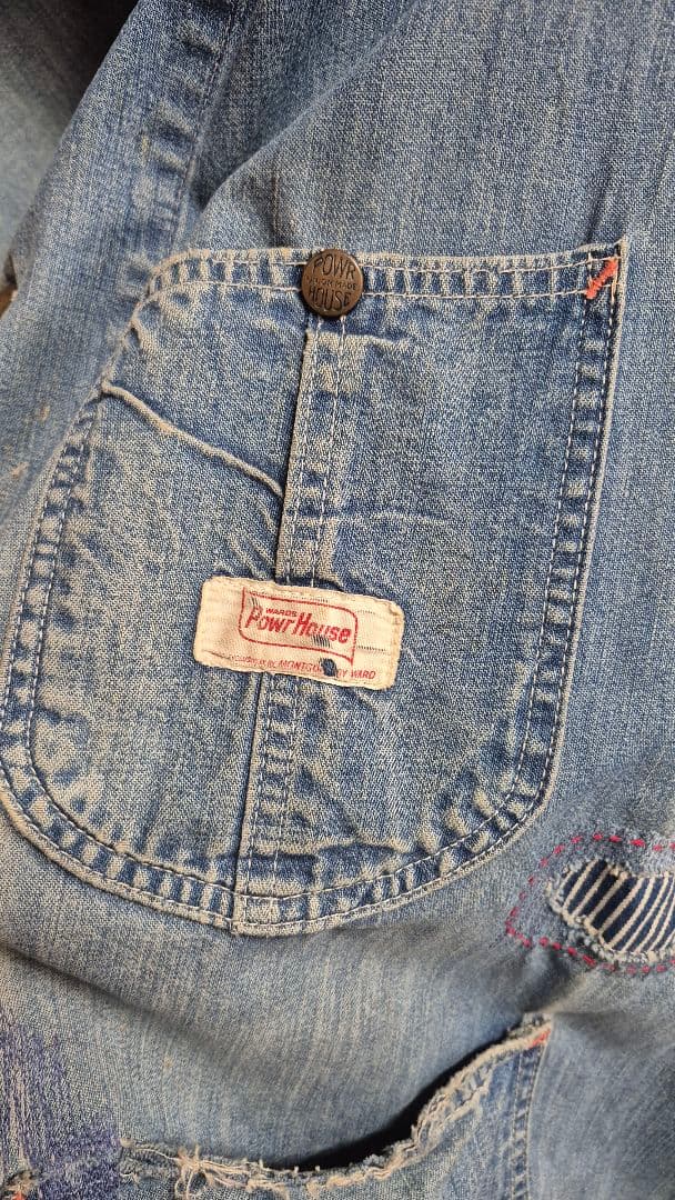 カバーオール60～70年代　リペアでかっこいい