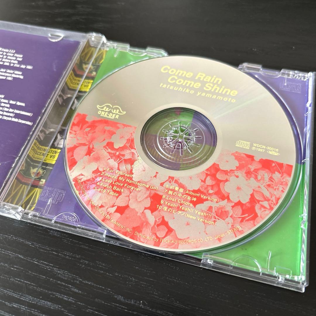 山本達彦COME RAIN COME SHINE CD 希少品