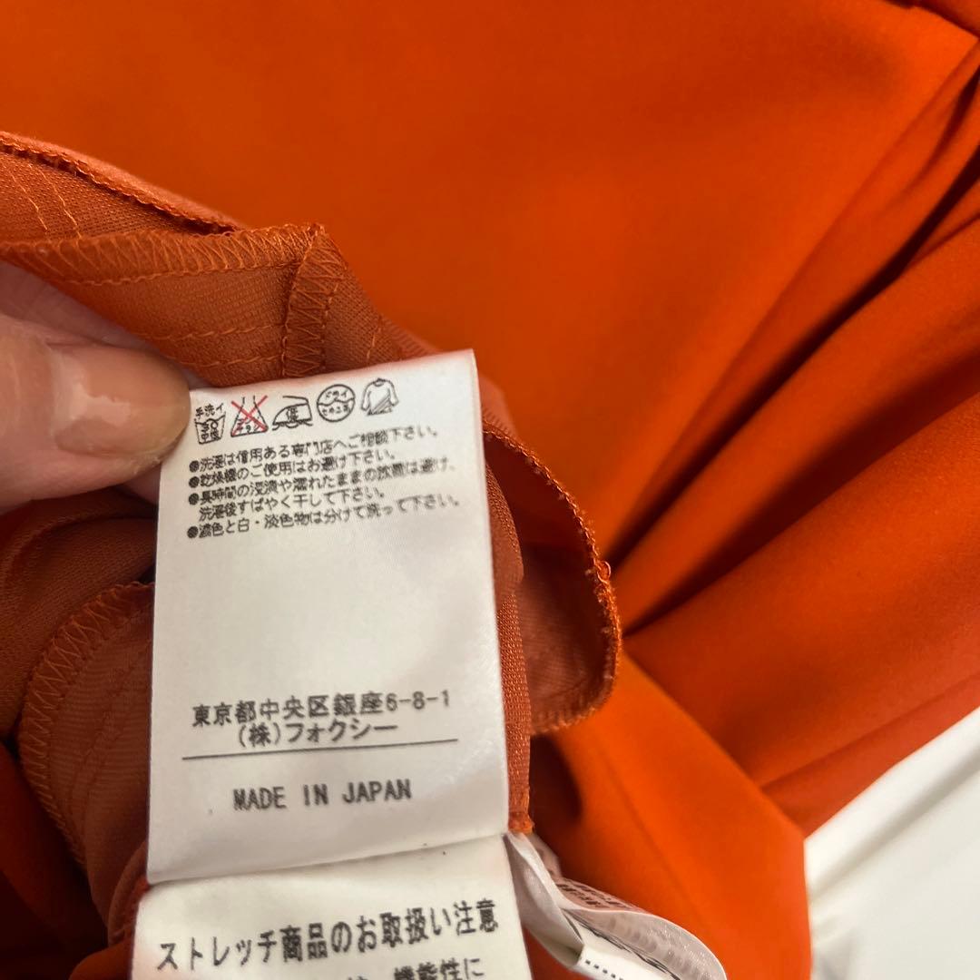 FOXEY NEW YORK ノースリーブひざ丈ワンピース