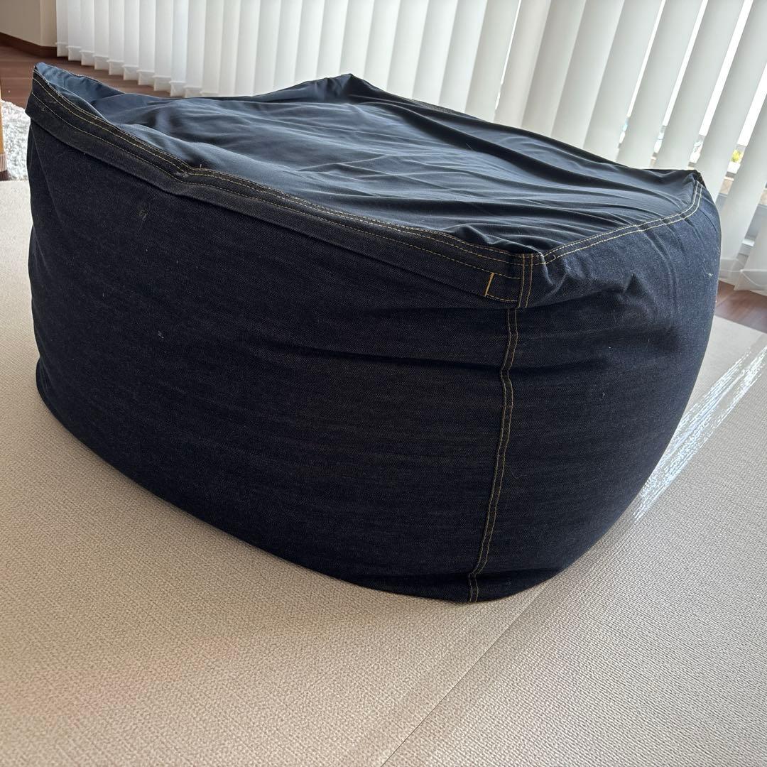 無印良品 体にフィットするソファ大 綿デニム 65×65×43cm