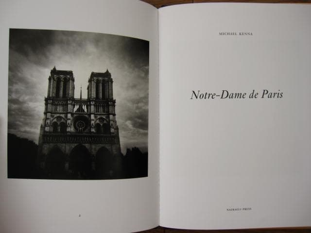 Notre-Dame de Paris: Michael Kenna　直筆サイン