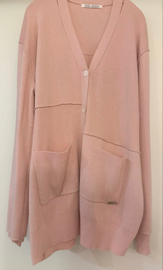 トップス josemoon PLATE VNECK OVER CARDIGAN