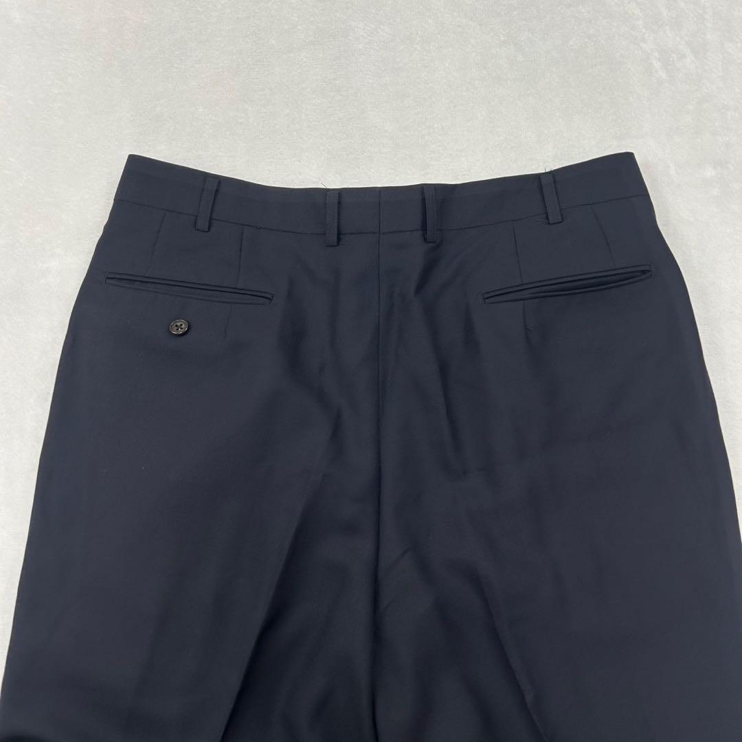 I7⑦ XL AB7 バーバリー ダブル モヘア混 金ボタン スーツ メンズ