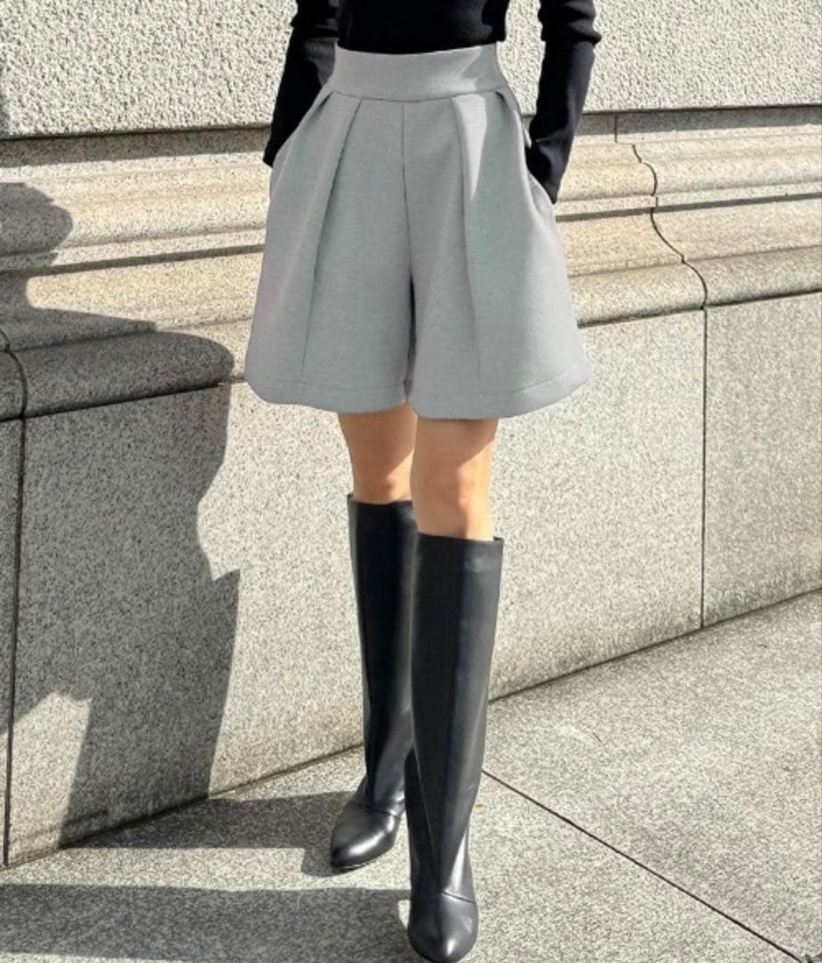 jenne JENNEジェンヌ日本製美ラインストレッチキュロットSサイズ