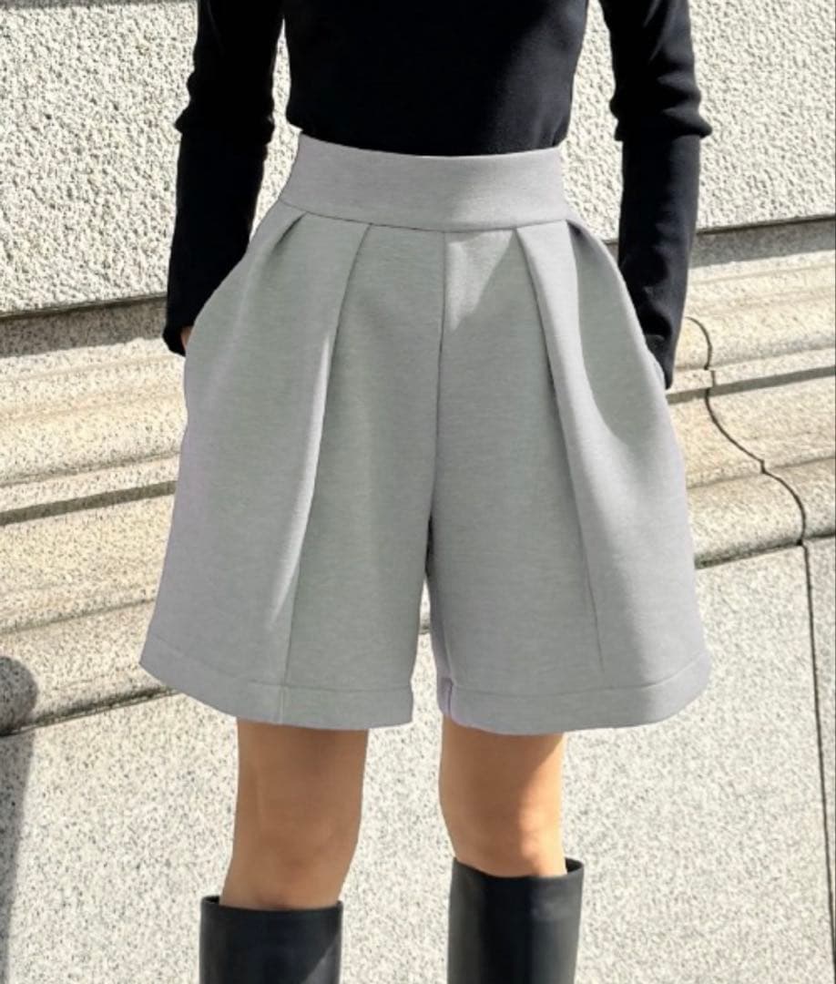 jenne JENNEジェンヌ日本製美ラインストレッチキュロットSサイズ