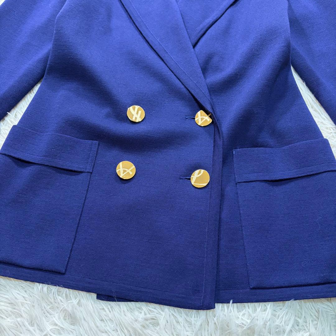 ✨希少✨美品✨イヴサンローラン　ダブルテーラードジャケット　金ボタン