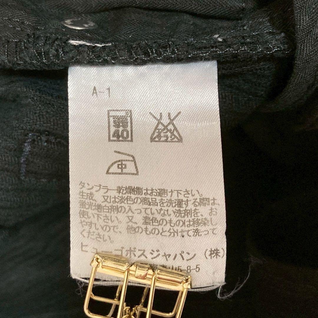 Boss コーデュロイパンツ ブラック W32-L34 カジュアル 着回し