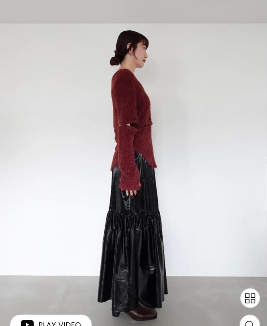 定価16500円！MARTEで購入　saharaメタリックスカート