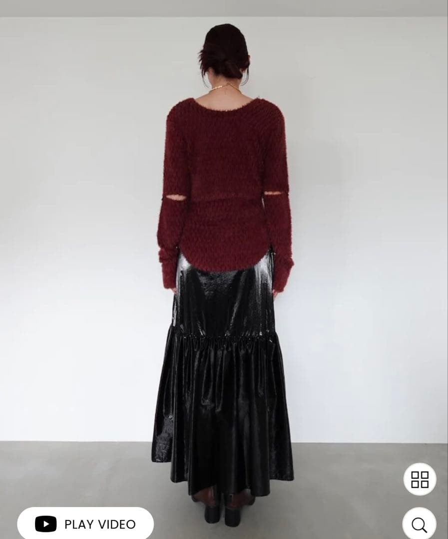 定価16500円！MARTEで購入　saharaメタリックスカート