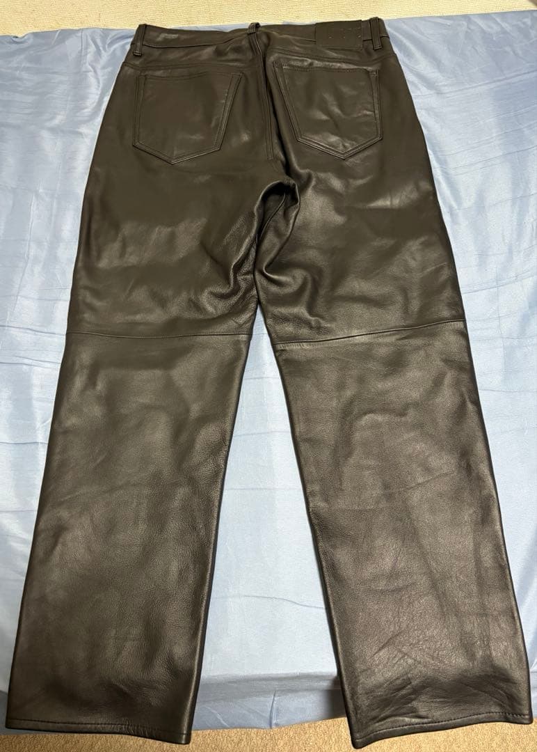 Supreme Leather 5-Pocket Jean レザーパンツ 32