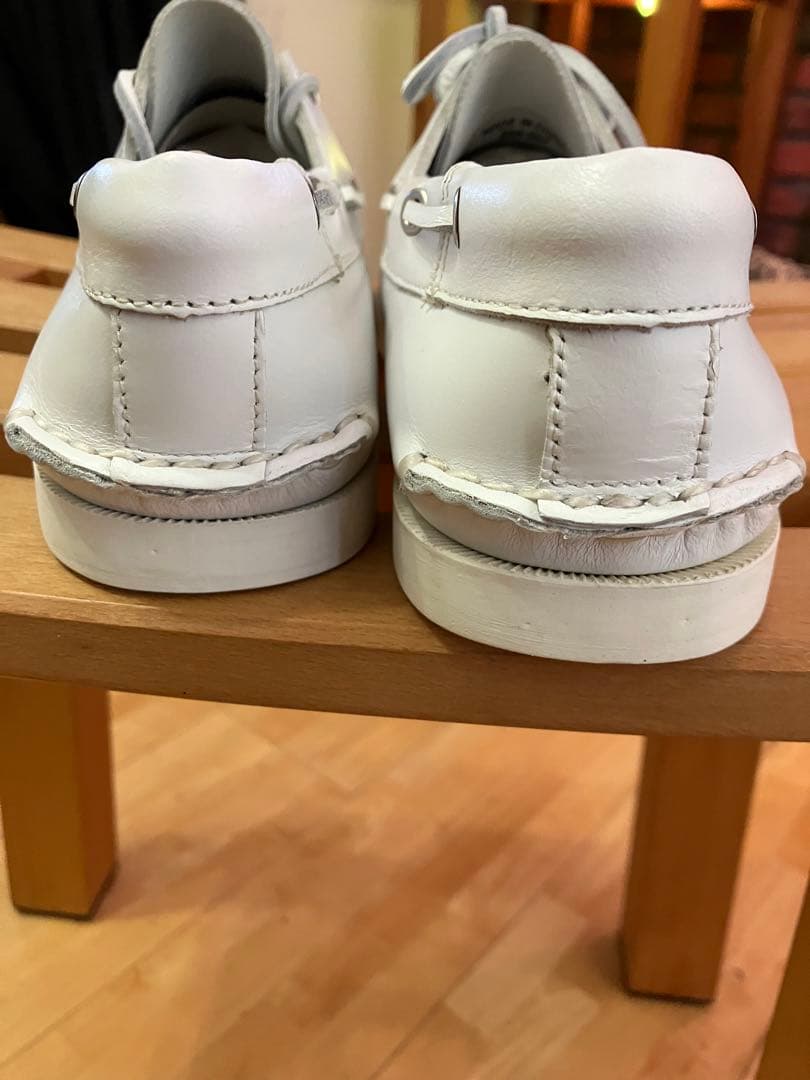 TOP-SIDER/トップサイダー/デッキシューズ/モカシン/ホワイト/新品