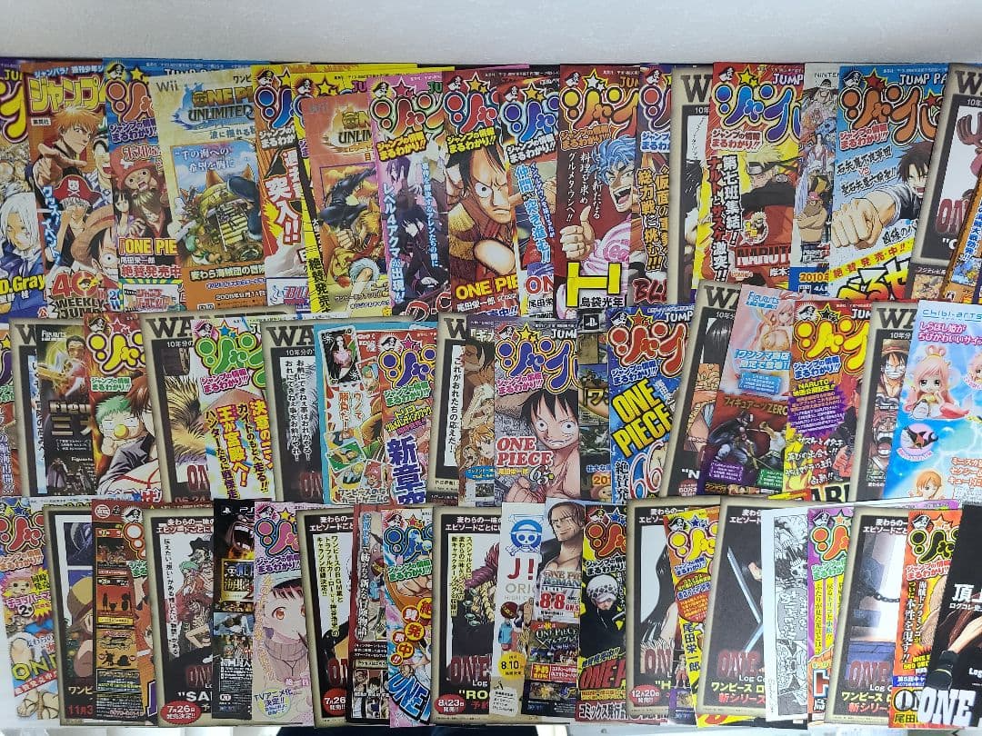 ワンピース　1巻～112巻　コミックスニュース　ジャンパラ　ジャンコミ　チラシ