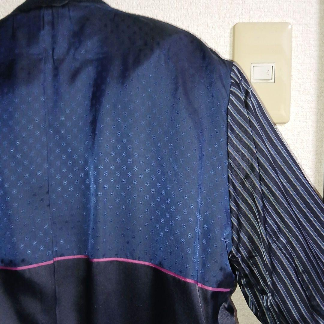 新品　ロングコート　ヒルトン　カシミヤ混　ネイビー　Mサイズ