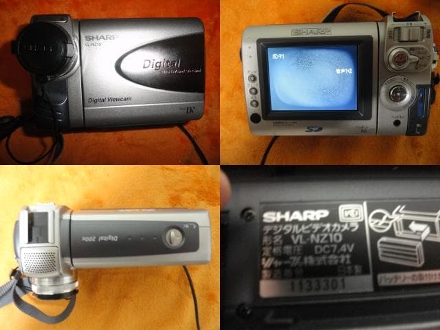 録画・再生・ダビングOK◆シヤープ　VL-ＮＺ１０　動作良好