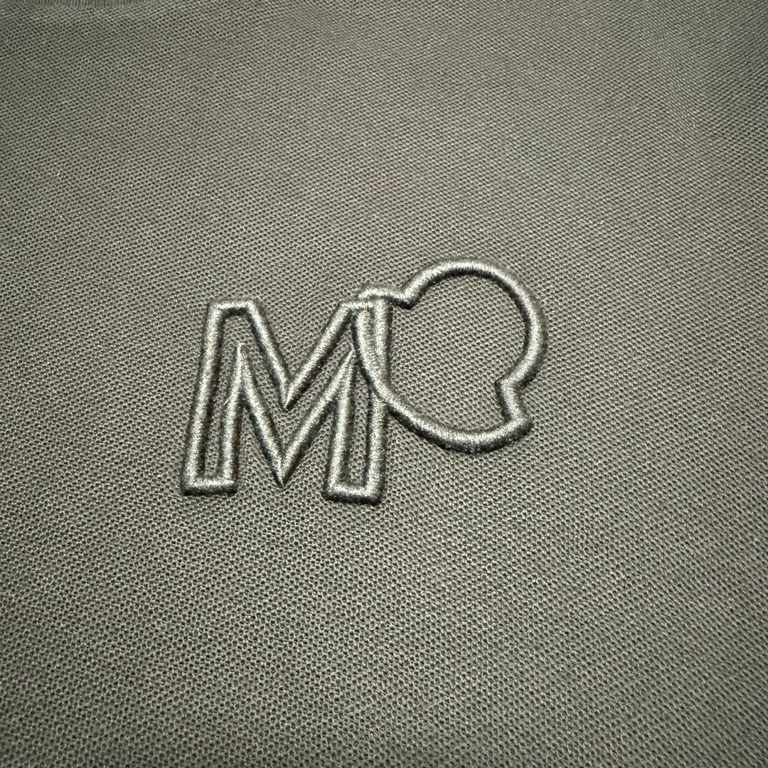 MONCLER Tシャツ M 黒ロゴ刺繍 未使用