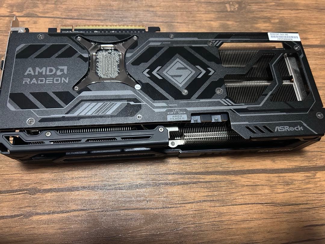 Radeon steel legend rx9070xt AMD 保証書付き