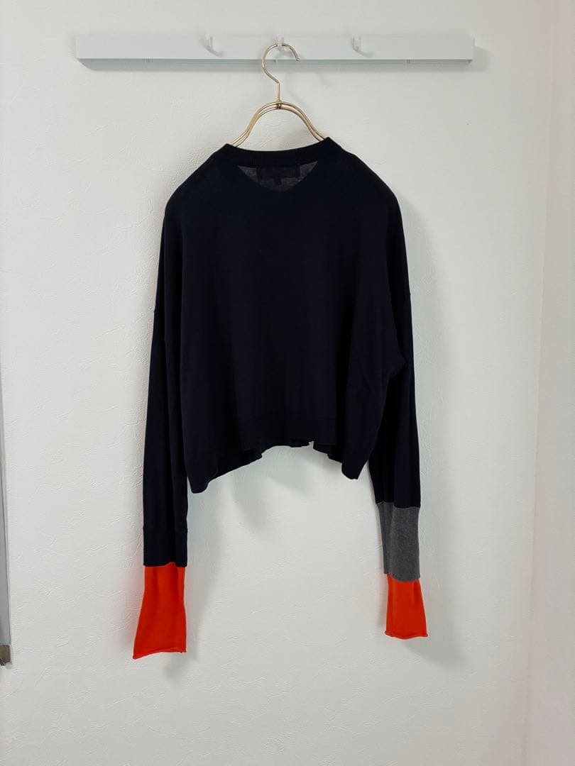 ENFOLD LAYERED-CARDIGAN カーディガン　ネイビー　武井咲