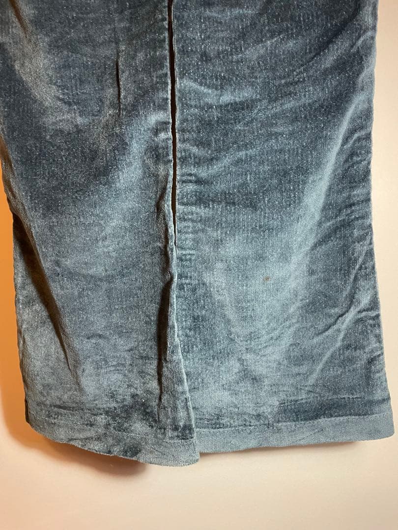 70s levis フレアパンツ ベロアbigE