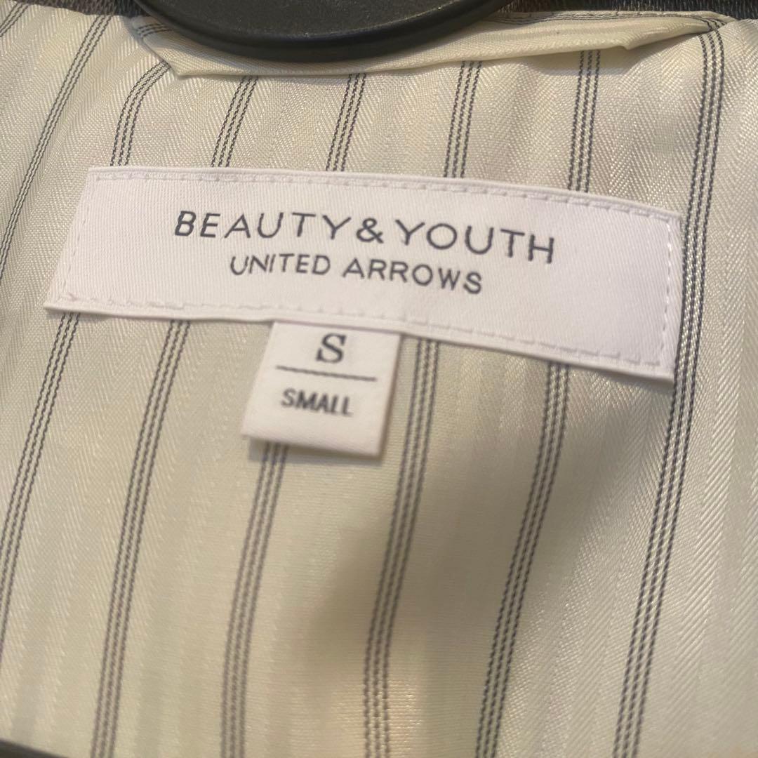 【美品】BEAUTY&YOUTH シングルボタン テーラードジャケット S