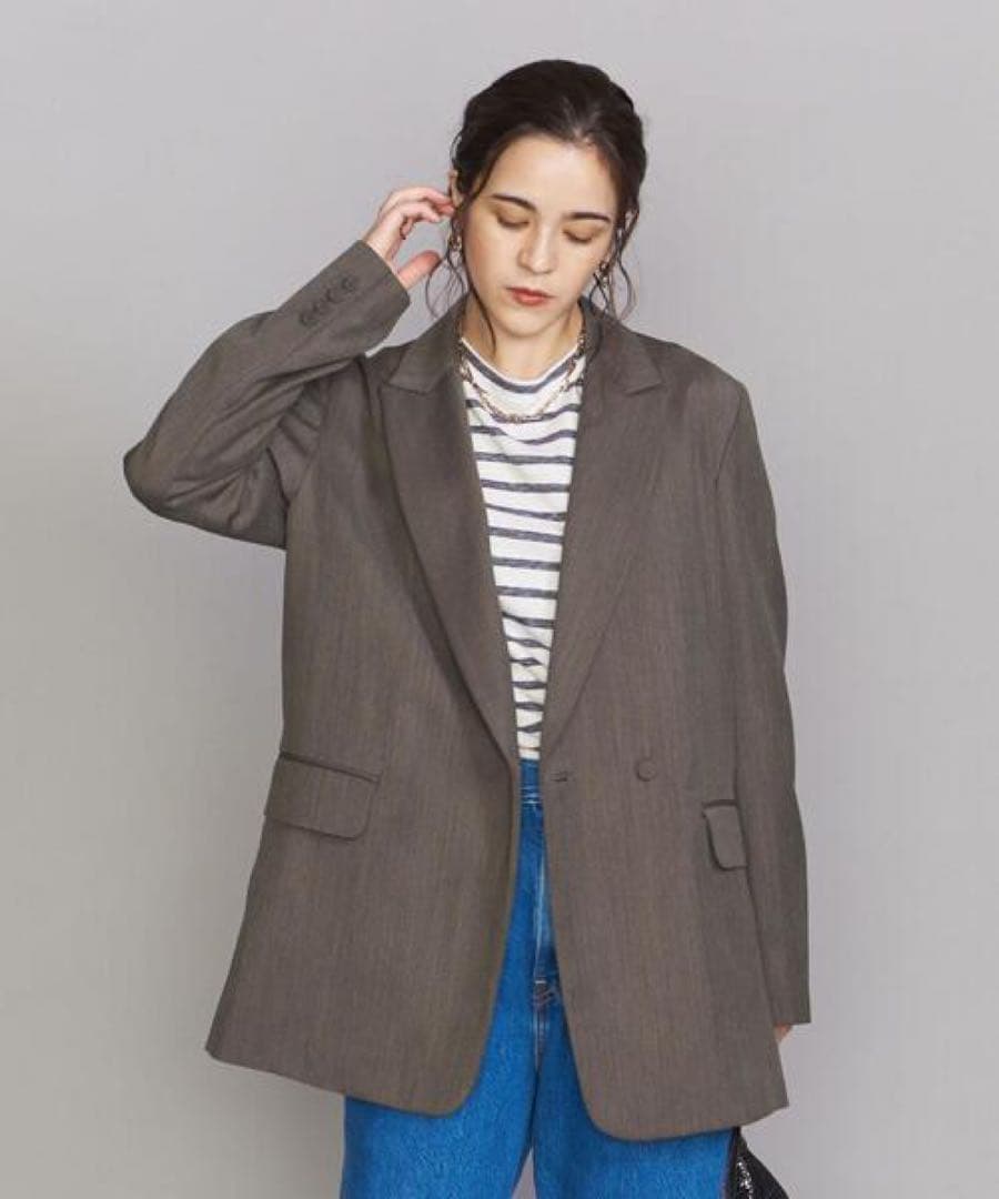 【美品】BEAUTY&YOUTH シングルボタン テーラードジャケット S