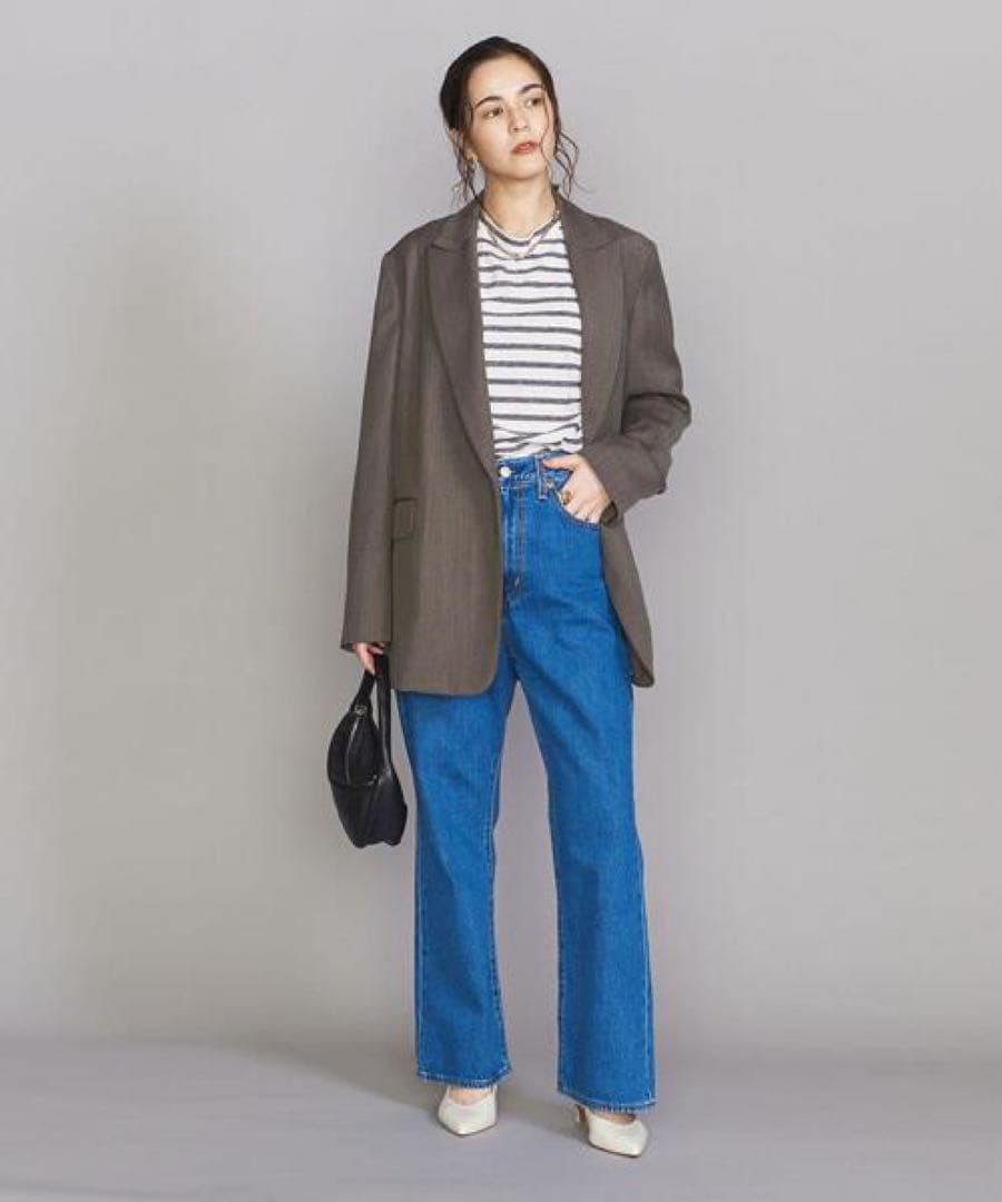 【美品】BEAUTY&YOUTH シングルボタン テーラードジャケット S