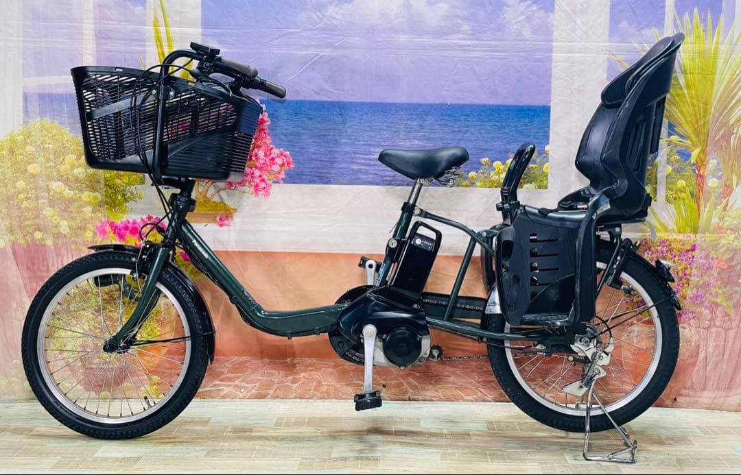 パナソニックギュット⭐️12AH！子供乗せ電動アシスト自転車Y3618