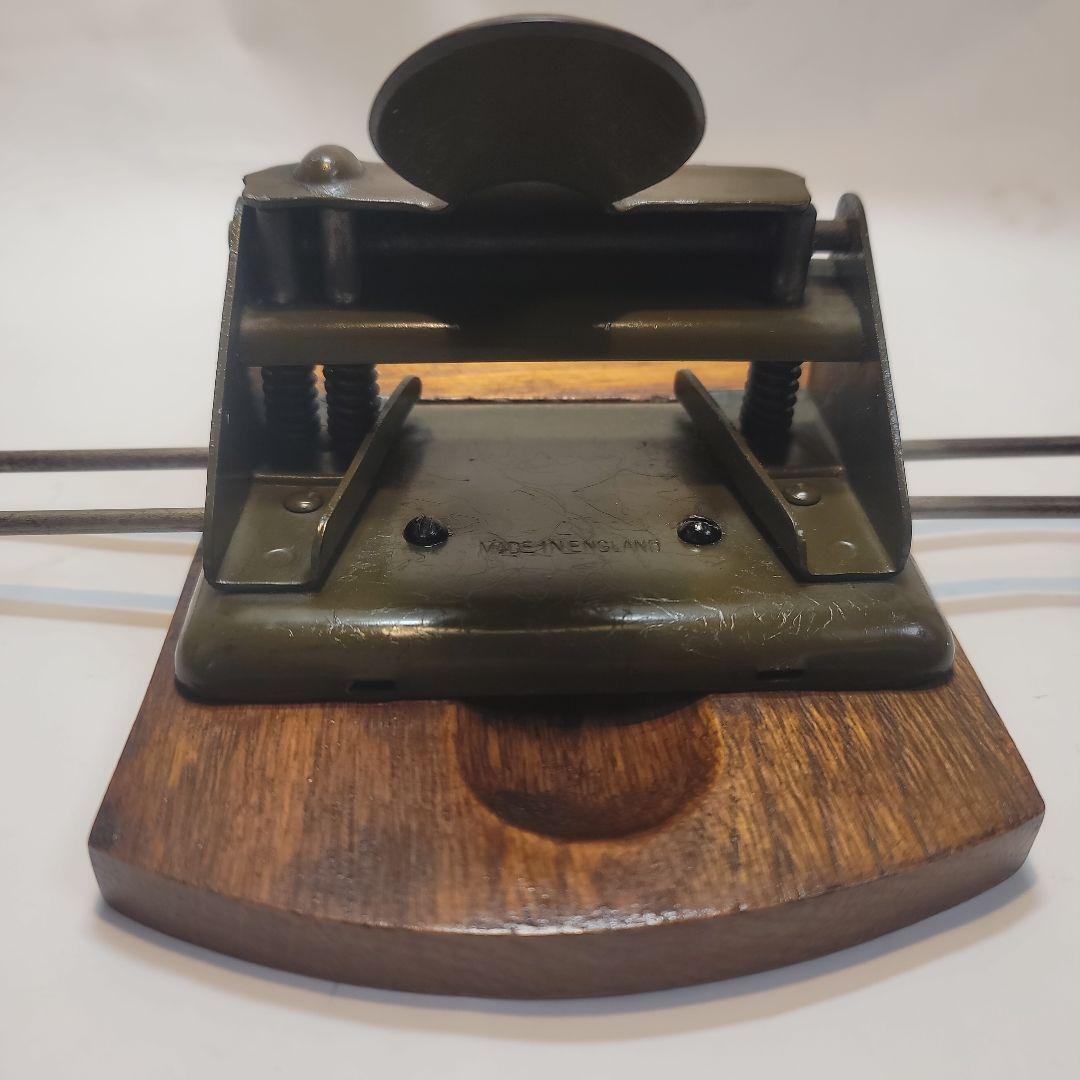 良品ヴィンテージアンティーク two-hole puncher 実働