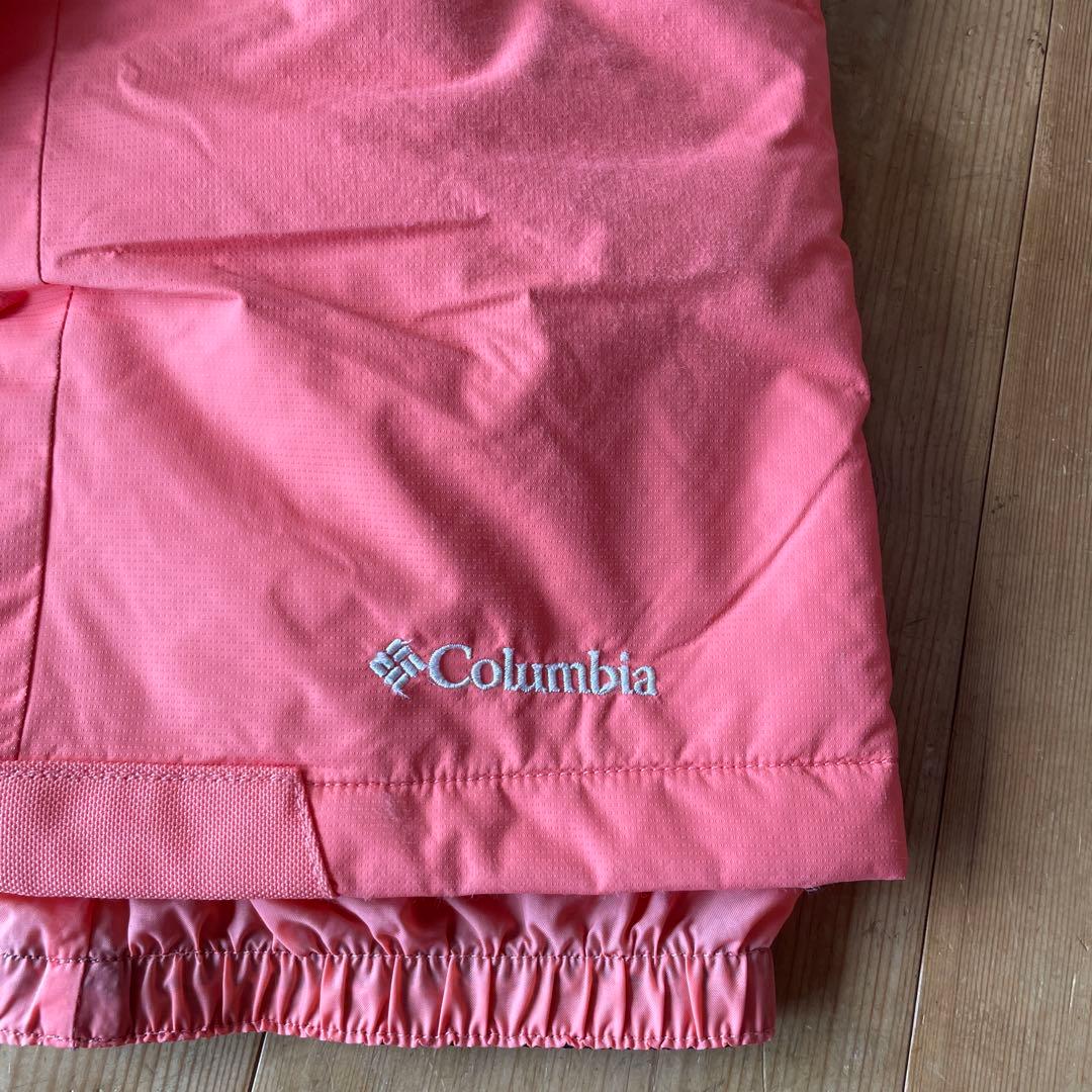 Colombia スキーウェア セット キッズXS 120ピンク/オレンジ