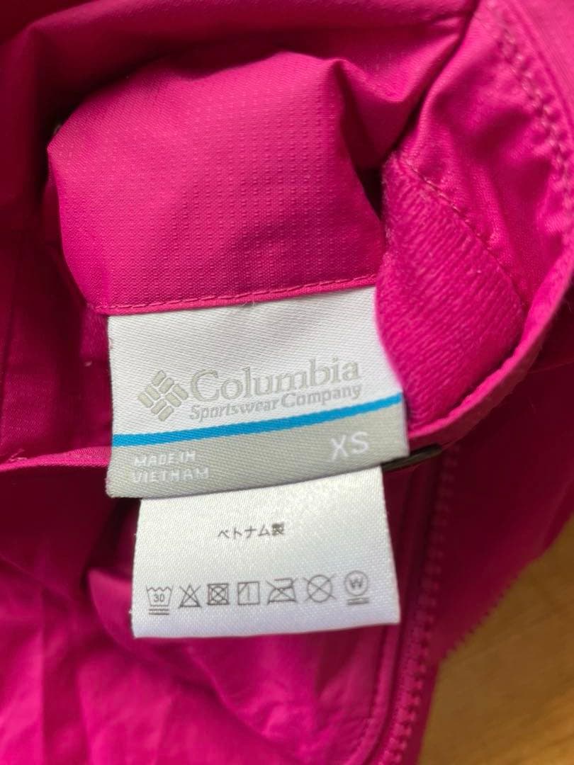 Colombia スキーウェア セット キッズXS 120ピンク/オレンジ