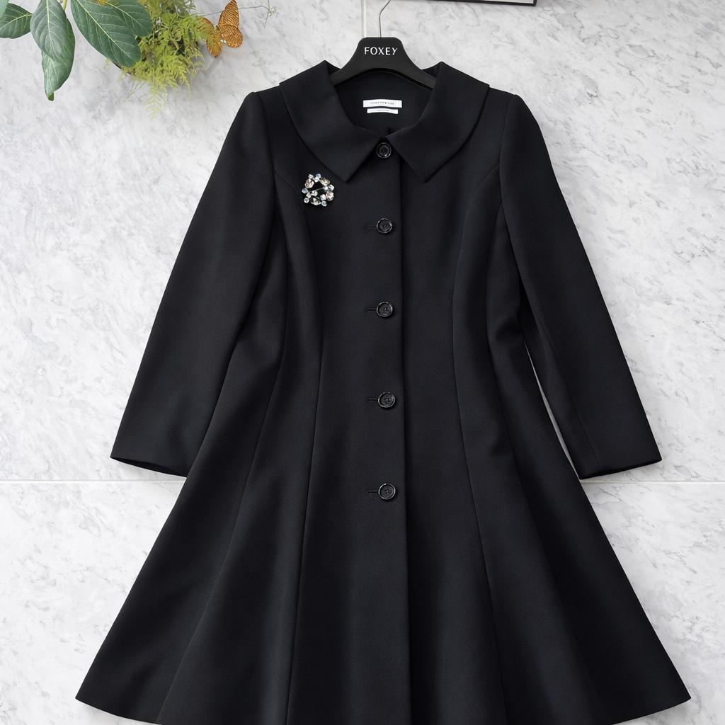 未使用★大人気★FOXEY/フォクシーCOLLECTIONコート マリン希少42