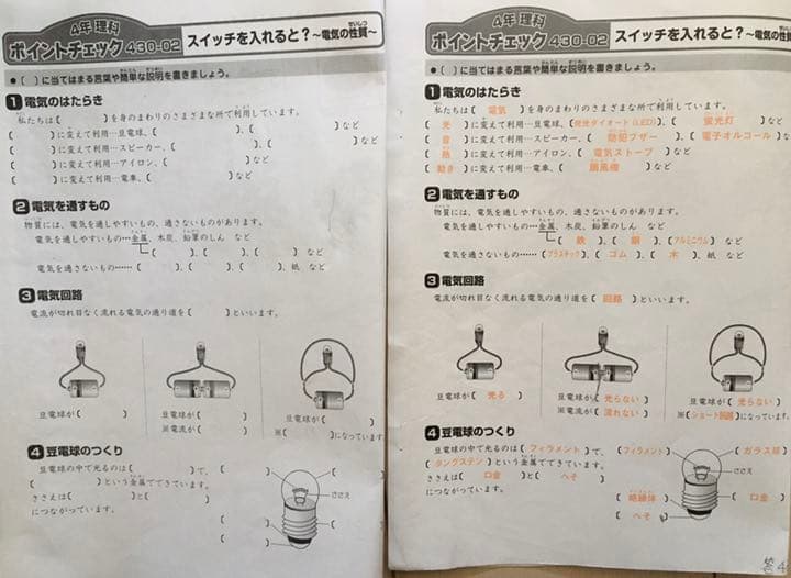 2019年度　　サピックス　小学4年　理科