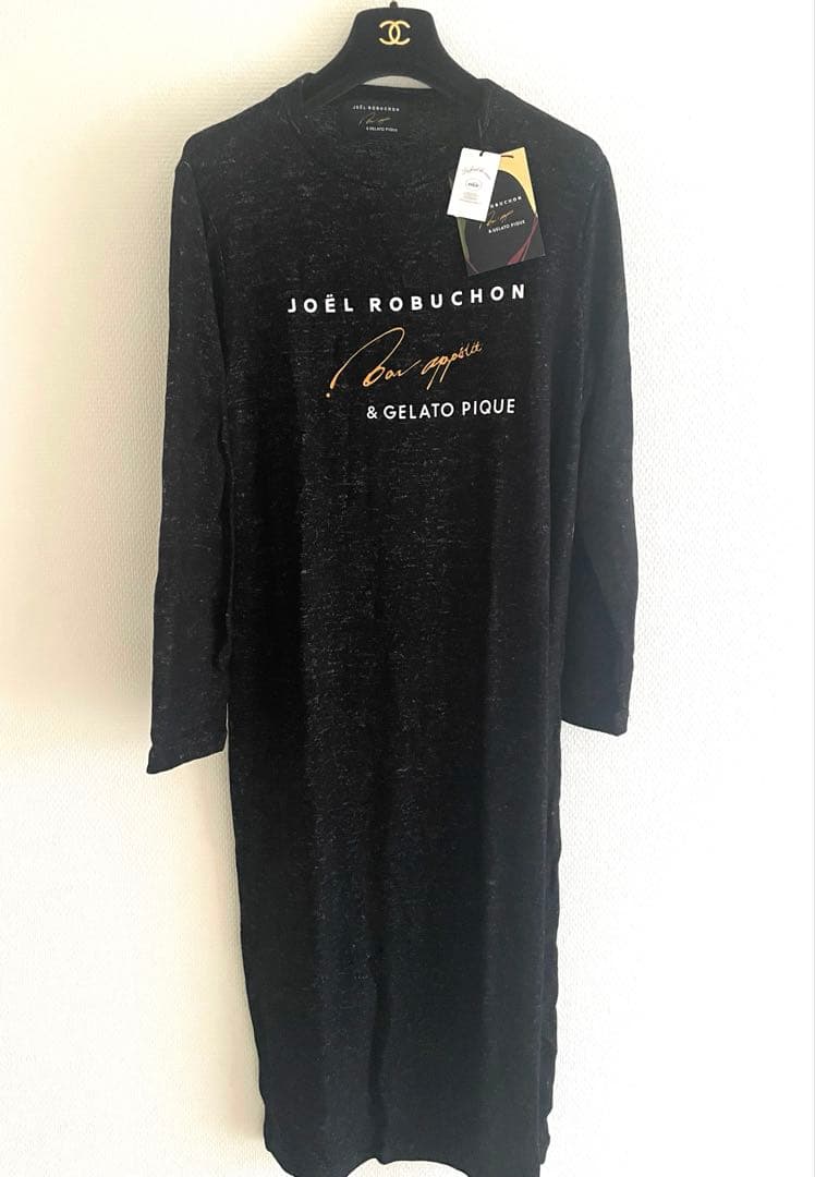 ✨ジェラートピケ 新品✨JOEL ROBUCHON スノーワンポイントワンピース
