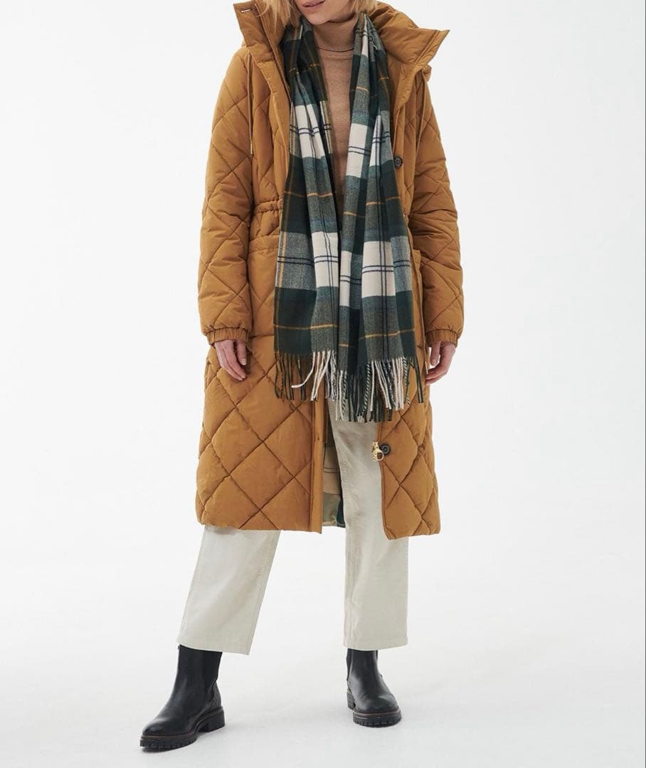 Barbourチェック　大判ストール/HAILESTARTAN SCARF