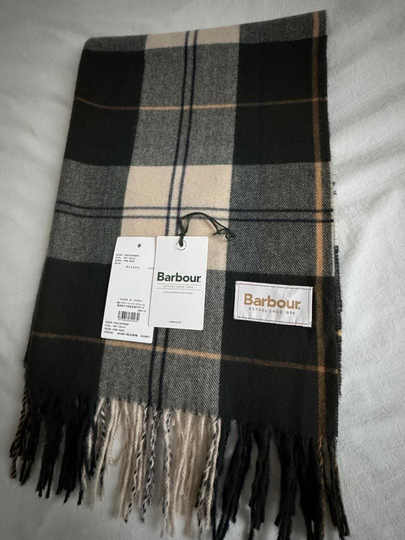 Barbourチェック　大判ストール/HAILESTARTAN SCARF