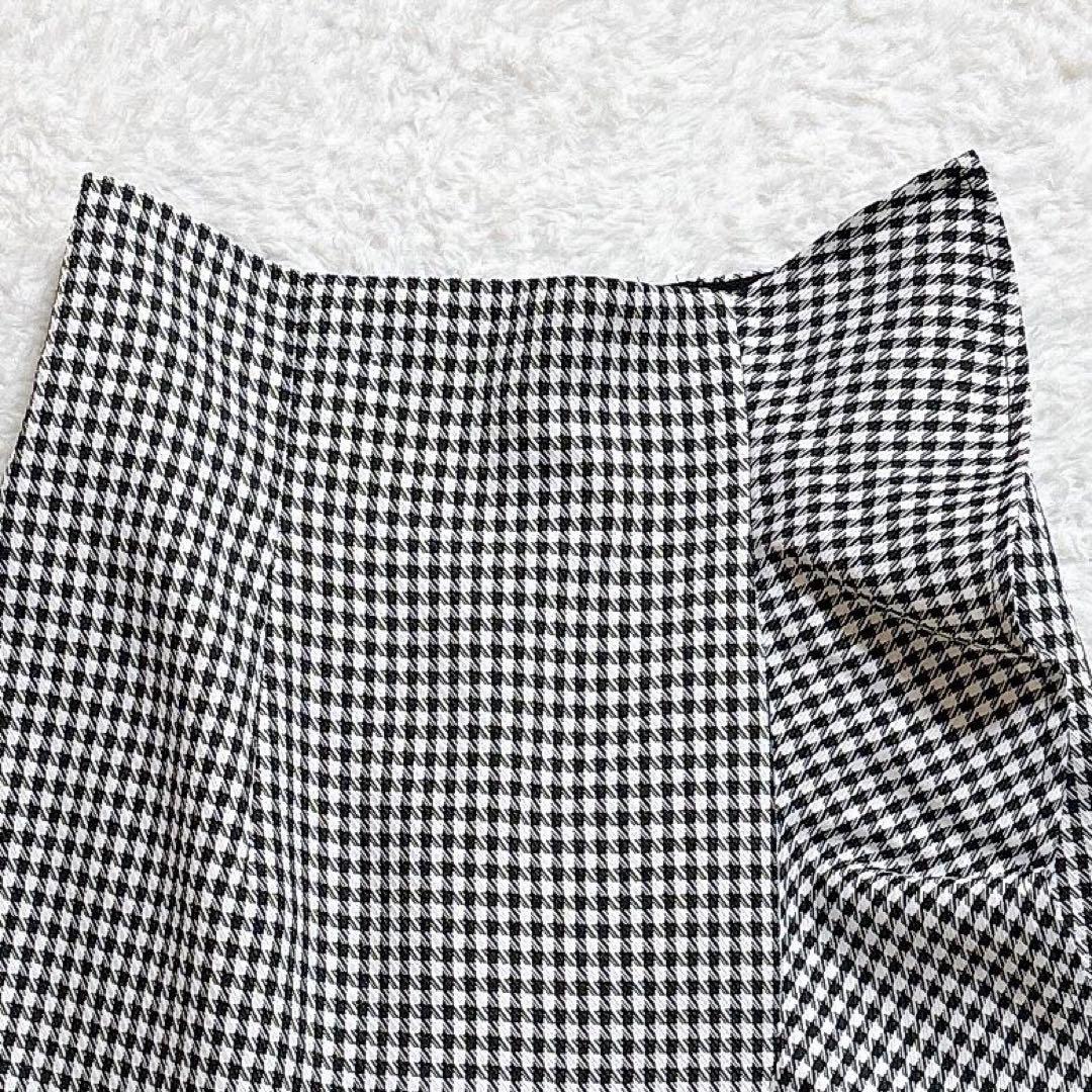 ［超美品］rienda リエンダ　千鳥フリルスリットスコートショートパンツ