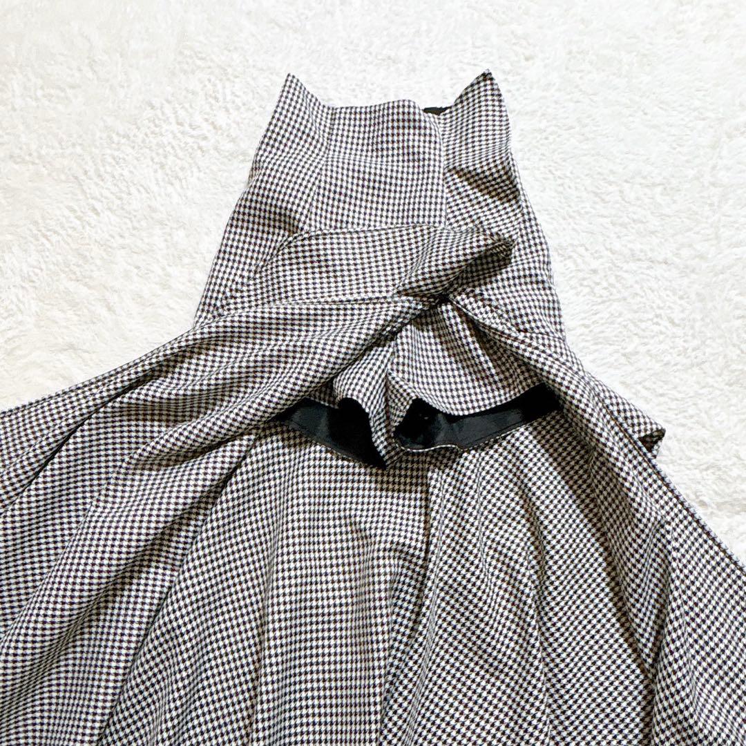 ［超美品］rienda リエンダ　千鳥フリルスリットスコートショートパンツ