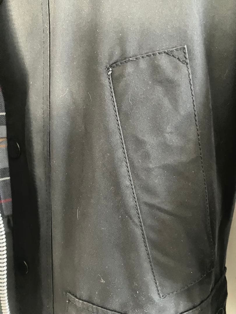BarbourバブアービデイルSL黒36美品