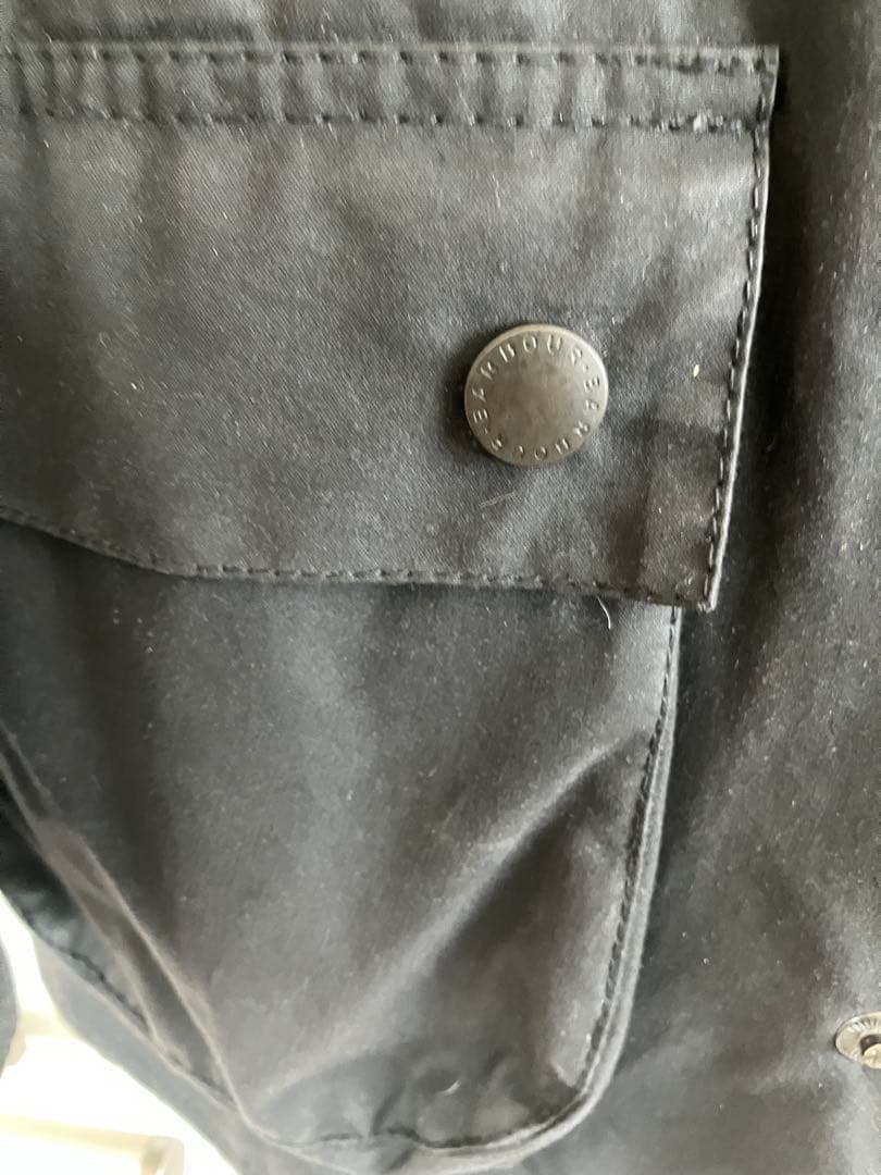 BarbourバブアービデイルSL黒36美品