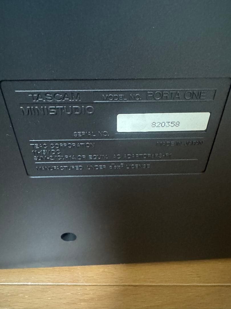 テスコム TASCAM PORTA ONE マルチトラック レコーダー MTR