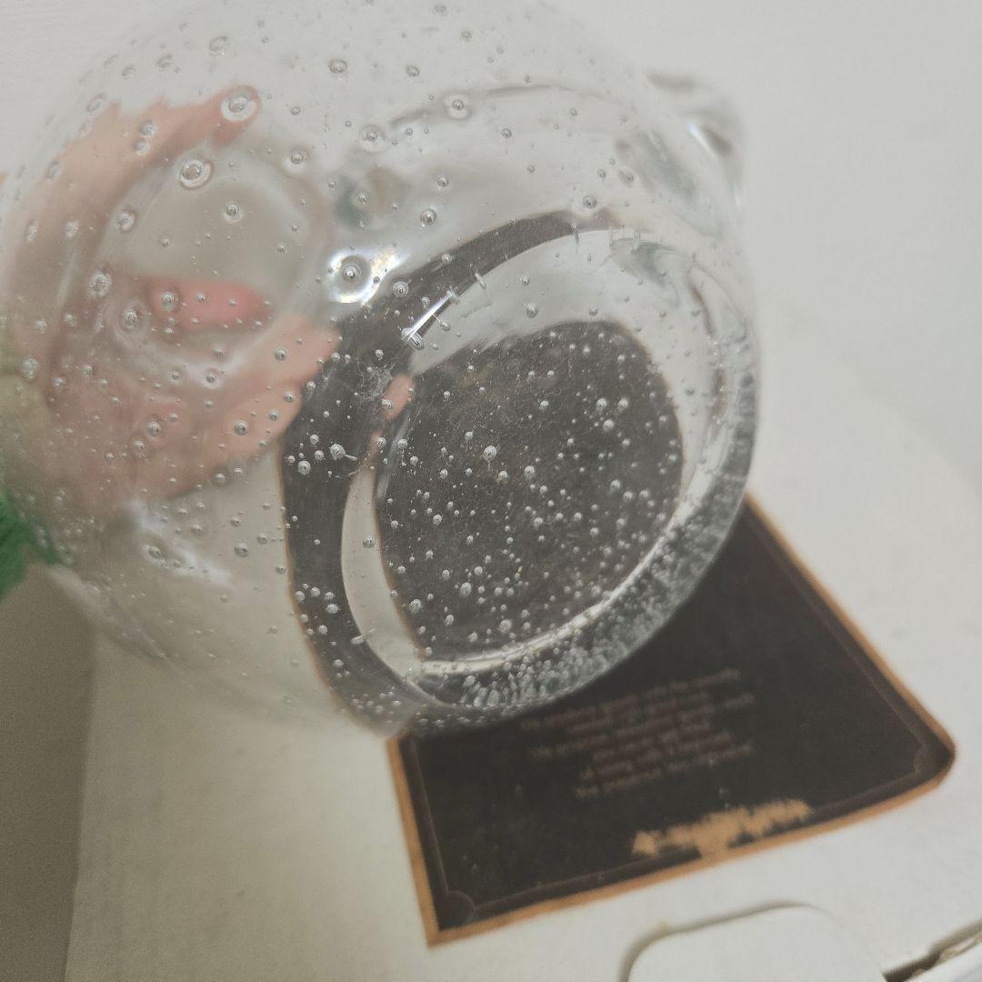 フランス　アンティーク　手吹き　ガラス　気泡入り　ピッチャー